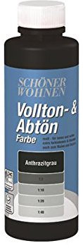Schöner Wohnen Voll- und Abtönfarbe Anthrazitgrau 500 ml