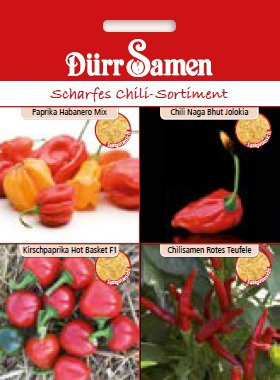 Scharfes Chilisortiment | Chillisamen von Dürr-Samen