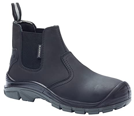 Blackrock Pendle Composite Safety Dealer Boots, Wide Fit Shoes, With Composite Toe Cap, Mens and Womens, Slip-On Safety Work Boots - Size 5