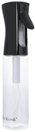Blackomb - Friseursprühflasche | Sprühflasche für Haare | Friseurbedarf | Wassersprühflasche Feiner Nebel | Wassersprüher | Transparent | 300 Ml