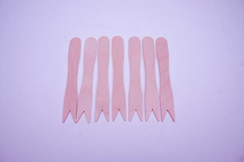 Chips Forks 8.5 cm, Pack of 1000 (Compostable, Hardwood, shatterproof and Robust, Length 8.5 cm, Biodegradable Cutlery)