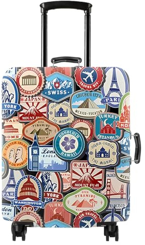 Kaket Elastic Luggage Cover - Dustproof & Scratchproof Suitcase Protector for 18-28 Inch Travel