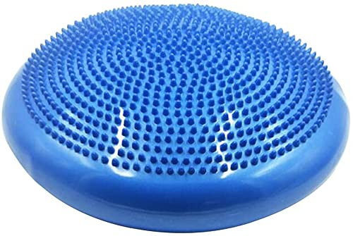 Kanduo Fuß Rehabilitation Übungen Balance Stabilität Disc Yoga Fußmassage Ballmatte mit Handpumpe für Home Büro Schreibtischstuhl Kindertrainer (blau) Gymnastikball