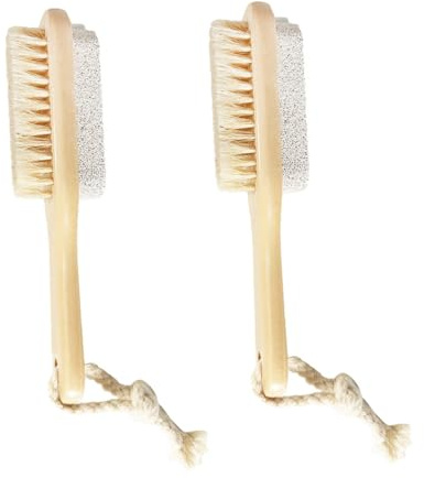 ARTSEWPLY Pies Doble Cara Removedor De Callos y Piel Muerta 2 Unidades Piedra Pómez Natural Cuidado De Pies Para Hombres y Mujeres Exfoliación Corporal