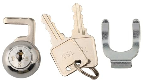 ZYNCUE Serrure à came avec clip rapide pour tiroir-caisse, casier POS, armoire en métal, valise de vol, cylindre de verrouillage de sécurité en alliage de zinc