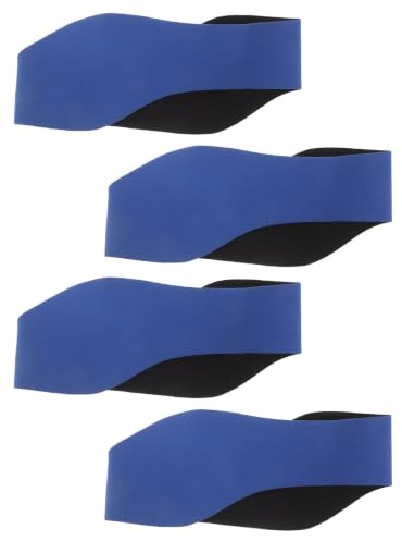 Homoyoyo 4 Piezas Diadema de Natación de Neopreno Azul y Absorbente de Sudor para Mujeres, Banda Protectora Oídos Adecuado para Surf y Ciclismo