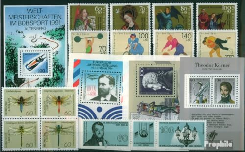 Prophila Collection BRD (BR.Deutschland) 1991 ETB kompletter Jahrgang in sauberer Erhaltung (Briefmarken für Sammler)