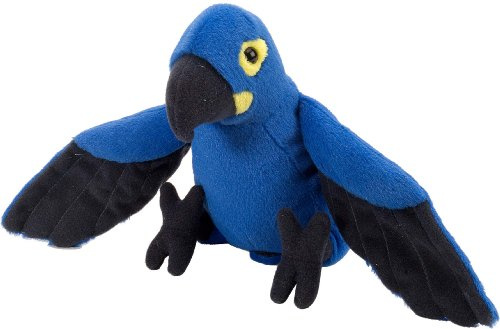 Wild Republic 10865 Hyacinth Macaw Plush Soft, Cuddlekins Cuddly Toys, Gifts for Kids 20cm