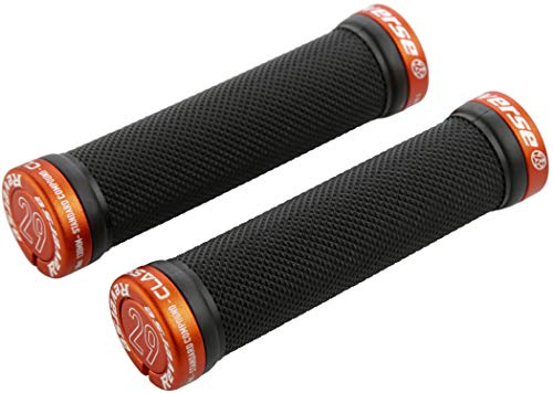 Reverse Grip Lock-On Fahrrad Schraubgriffe schwarz/orange