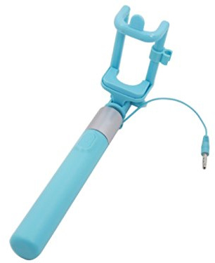 Aiino Aaiino Selfie-stav, 3.5 mm universell jackkabel, Utbytbar, BluIASTASLF-BL Selfie-stång, Blå
