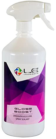 Liquid Elements Gloss Boost Sprühversiegelung 500ml, Glätte & Schutz | Auto Detailer Spray Lackversiegelung für Glanz, schnelle Lackpflege für alle Lacke