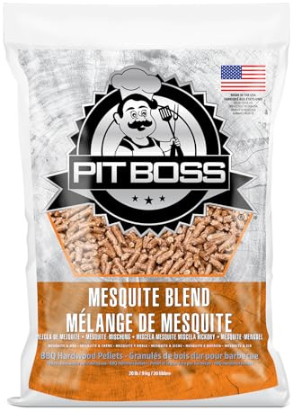 Pit Boss Pellets de Madera Mesquite Blend 9 kg para BBQ y Ahumador