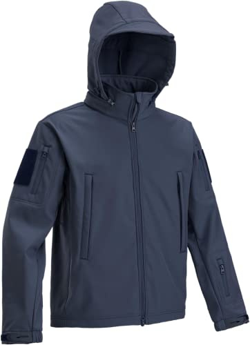 Defcon 5 Giacca Tattica Softshell (2XL, Blue Navy)