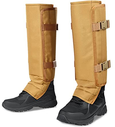 TrekMaster Snake Gamaschen Wasserdicht Snake Guards mit Bissschutz für Unterschenkel Passend für Männer & Frauen Ideal für Jagd, Wandern & Bauernhof Einstellbare Größe