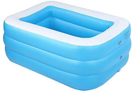 Piscine Gonflable de Haute qualité, Baignoire Gonflable Durable de Grande Taille, pour Les Enfants en Bas âge à Usage Domestique 2 Couleurs