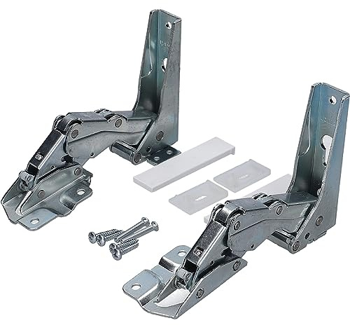 LUTH Premium Profi Parts Türscharnier Scharnier Set oben + unten kompatibel mit Bauknecht Whirlpool 481231018626 488000636779 Indesit C00636779 für Kühlschrank Gefrierschrank