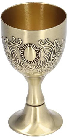 Mwrode Weinbecher Im Vintage-Stil, Kelch, Heimdekoration, Gravurmuster, Polierprozess aus Zinklegierung Für Die Dekoration von Weinkelchen in Der Bar zu Hause