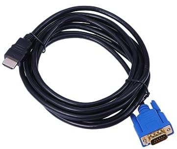 OSALADI Câble Adaptateur Numérique vers Vga Mâle Doré Broches sans Puce Intégrée pour Interconnexion Home Cinéma