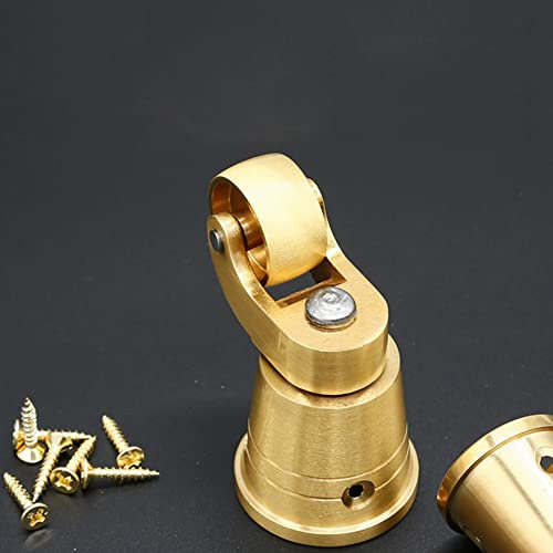 IBOWZ Transportrollen Lenkrollen Caster Vintage Messing Möbel 25 mm Universal-Lenkrollen Cup Type Roller Wheel Antike Möbelbeschläge Set von 4