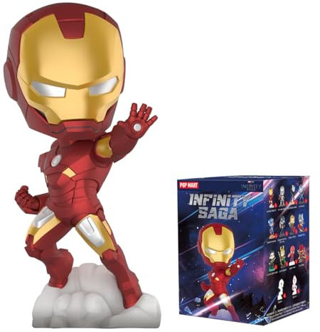 POP MART Marvel Infinity Saga Pop Figur Zufällige Anime Actionfiguren Sammelfiguren Sammler Kunstspielzeug Spielzeug Geschenk 1 Stück