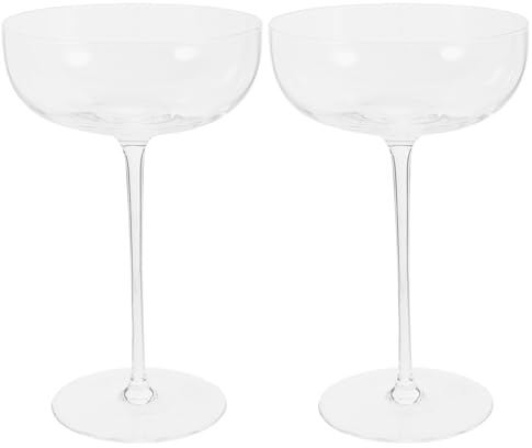 MAGICLULU 2 Piezas Copa De Vino Tipo Cáliz Transparente De Cristal Copas De Vino Forma De Globo Para Obsequio Para Mujer Para El Hogar