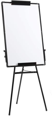 Präsentations-Staffelei, weiß, klappbar, höhenverstellbar, 60 x 90 cm, magnetischer Tafelständer