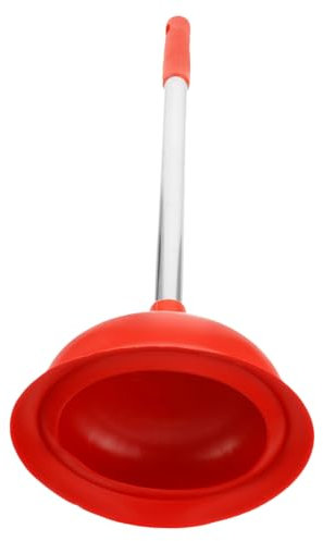 HOMSFOU Émbolo Desatascador De Inodoro Herramienta para Destapar Inodoros Desatascador De Baño con Mango para Uso Duchas y Desagües De Baño