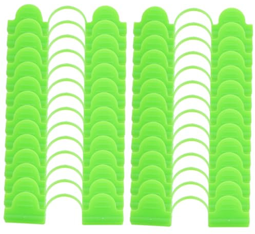 Toyvian 50piezas Hebilla De Membrana Prueba De Viento Clips Para Invernaderos Fijación De Película Térmica Jardín y Invernadero