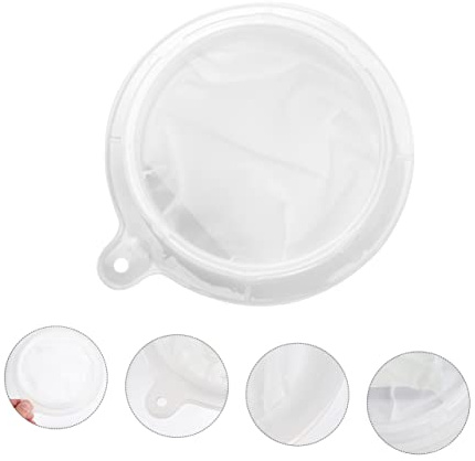 HIAKDOFT Filtro a Rete Per Alimenti e Filtro a Imbuto 13 Cm Maglia Fine, Resistente e Lavabile in Lavastoviglie, Per Filtrare Succhi, Latte Di Soia e Vino, Accessorio Cucina Sicuro Per Uso Domestico
