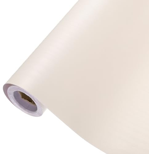 QUARKZMAN Papel De Contacto Con Textura De Madera 31.5 x 394 Autoadhesivo Papel Tapiz Madera Impermeable Para Cubiertas De Cocina Baño Y Gabinetes Hogar Beige