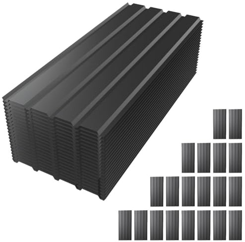 20PCS Metal Roof Panels Galvanized Steel Corrugated Roofing Sheets, 42.5 x 18 Weatherproof Roofing for Garages, Sheds, Patio Gazebo, Carport, Mobile Homes, DIY Building Material with Screws Included