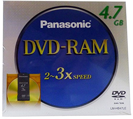 Panasonic LM-HB47LE DVD-RAM Cartridge 4700 MB Type2 3xSpeed