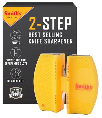 Smith's Sharpeners Ac87 Affilacoltelli,Unisex - Adulto, Amarillo, un tamaño
