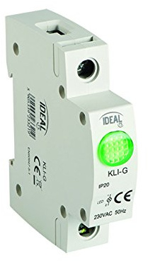 Kanlux Kontroll Ideal Ideal KLI-G Lampe LED grün Phasenprüfer Phasenkontrollleuchte Kontrolllampe 13mA, IP20, SMD LEDs, SL-GN GREEN (03821) Konformität : Normen EN60947-1 / EN60947-5-1