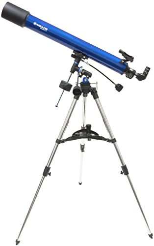 Meade Teleskop AC 90/900 Polaris EQ, Fernrohr für die Astronomie mit 90mm Öffnung und 900mm Brennweite