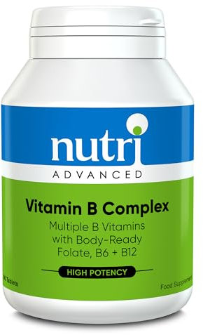 Metagenics High Strength Vitamin B Complex - Reduction of Tiredness and Fatigue - Supplement with Folate, Vitamin B6 + B12, Inositol & Choline - 90 Capsules