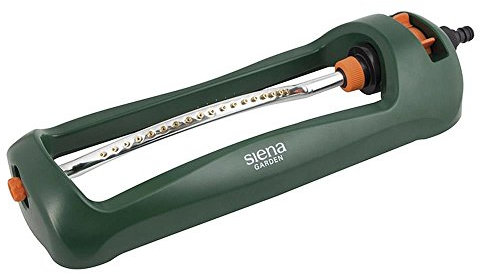 Siena Garden Viereckregner, Rasensprinkler, Rasensprenger, dunkelgrün, 45x16,5x7,5cm, 399881