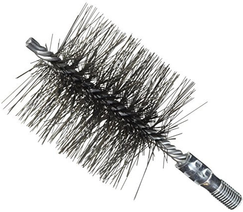Ofenrohrbürste Drahtbürste Kaminbürste Heizkesselbürste Schornsteinbürste Kaminofenbürste Kaminbesen Rohrbürste eckig aus formstabilem Stahldraht Kaminkehrerqualität (30x80mm)