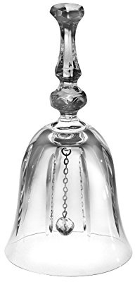 Barski - European Quality Glass - Hand Cut - Cut Crystal - Bell - 6.25 H - Made in Europe