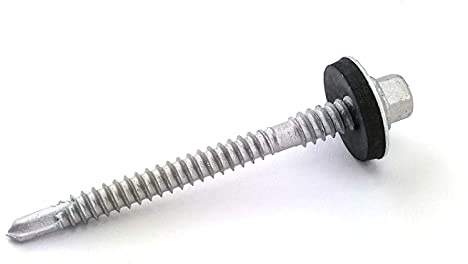 100x Bohrschrauben mit Dichtscheibe Schrauben für Sandwichplatten bis 6mm 5.5x65