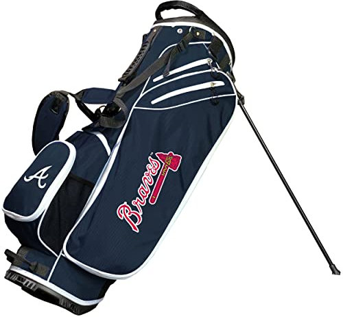 Team Golf MLB Birdie Stand Golf Bag, Lightweight, 14-Way Club Divider, Spring Action Stand, Velcro Glove and Umbrella Holder & Padded Handles