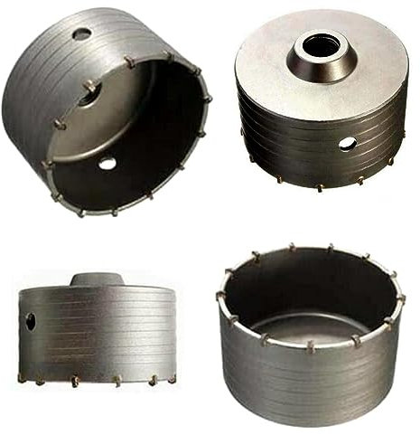 Fresa Carotatrice a Tazza 110mm Carotatrice da Trapano Fresa a Tazza per Muro Forare Calcestruzzo Cemento Mattoni (110mm)