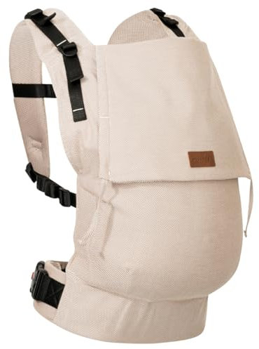 Hoppediz Buckle Toddler, Babytrage für Kleinkinder (9-25 kg), Design Djerba