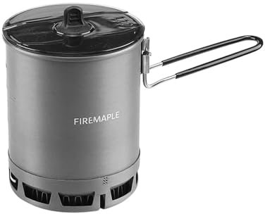 Fire-Maple Petrel G3 Pentola da Campeggio 600ml Ultraleggero Leggera all'aperto ad alta Efficienza Pieghevole Scambiatore di Calore Pentola Portatile per L'escursionismo Viaggio (162g)