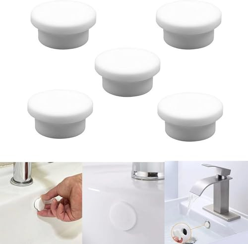 KWJNH 2/5/10 anneaux de trop-plein pour évier, anneau de trop-plein en silicone pour évier de cuisine, bouchon de vidange de lavabo, accessoires de bouchon de vidange de baignoire