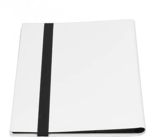 Kartenordner, Farbiger 9-Taschen-Sammelkartenalbum-Ordner, Große Kapazität mit 20 Seiten, PP-Material, Farbiger Einband, Spielkarten-Sammlungs-Aufbewahrungsalbum für Sammelkarten