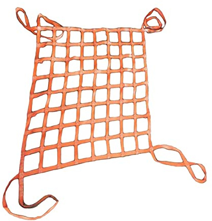 ZNBLSD Shelf Lifting Net, Heavy Motorcycle Bungee Cargo Net, Flat Polyester Cargo Lifting Bag, Cargo Lifting Net, Cargo Net Hoist, Trailer Net (Size : 4x4m/load:2.5T)