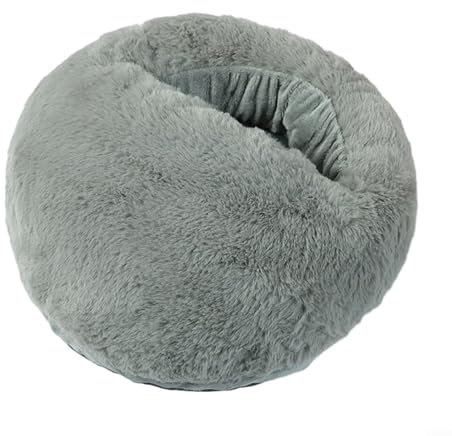 HOHOVYVY fußwärmer，fußwärmer elektrisch，Elektrischer USB-beheizter Fußwärmer Winter warme Füße Heizkissen Kissen waschbar(Gray)