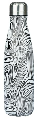 Baagl Trinkflasche Kinder für Jungen Mädchen – Auslaufsichere Edelstahlflasche & Thermosflasche – BPA-freie Wasserflasche Thermoskanne für Schule & Ausflüge, 500 ml (Mixture)