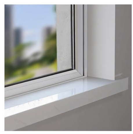 LXBAMKEA Personalizable Alfeizar Ventana Cubiertas, Impermeable Acrílico Cubierta para Alféizar De Ventana Tablero, Cortable Ventanas Placa De Repuesto para Baño Cocina Balcón Decor